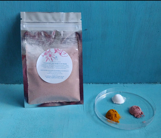 TURMERIC AND ROSE CLAY FACE MASK