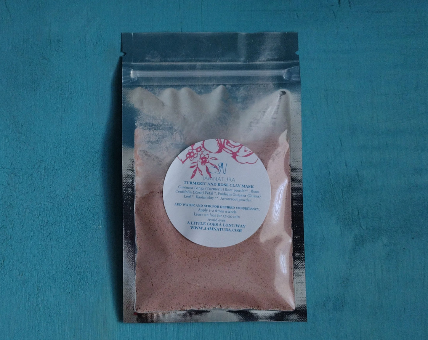 TURMERIC AND ROSE CLAY FACE MASK