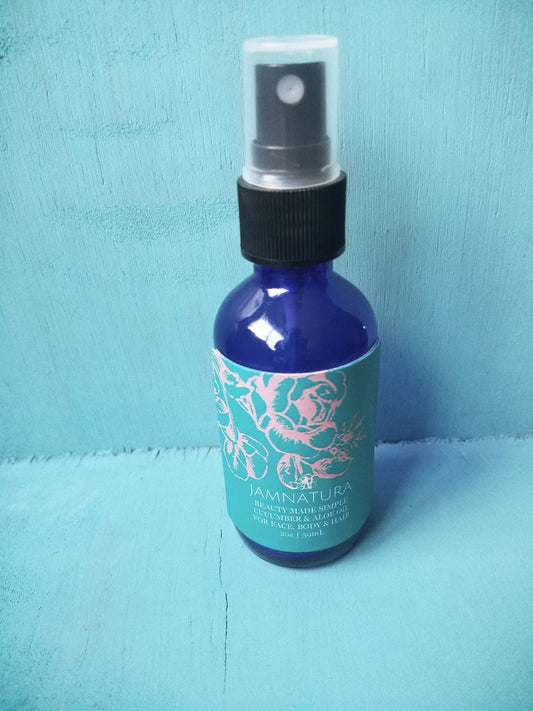 Natural 2oz Cucumber and Aloe Serum For Face, Body & Hair