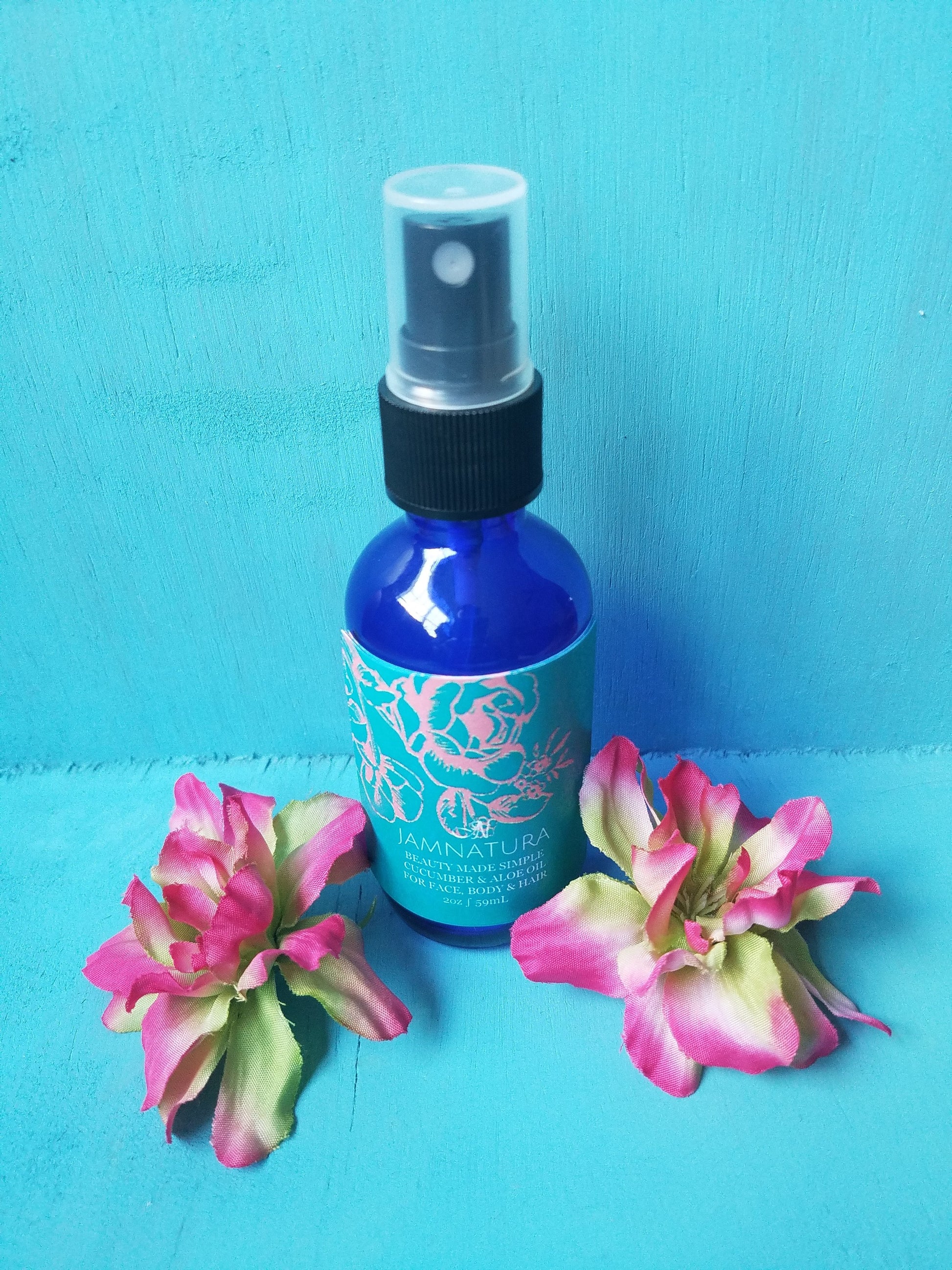 Natural 2oz Cucumber and Aloe Serum For Face, Body & Hair