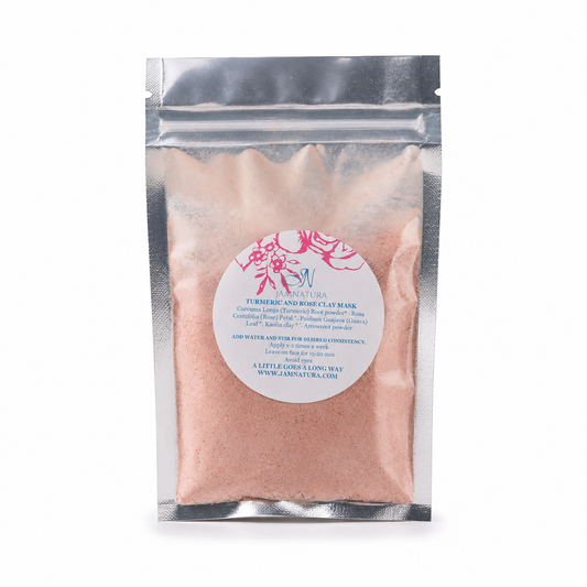 TURMERIC AND ROSE CLAY FACE MASK