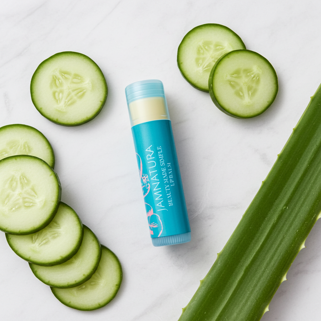 CUCUMBER AND ALOE VERA LIPBALM