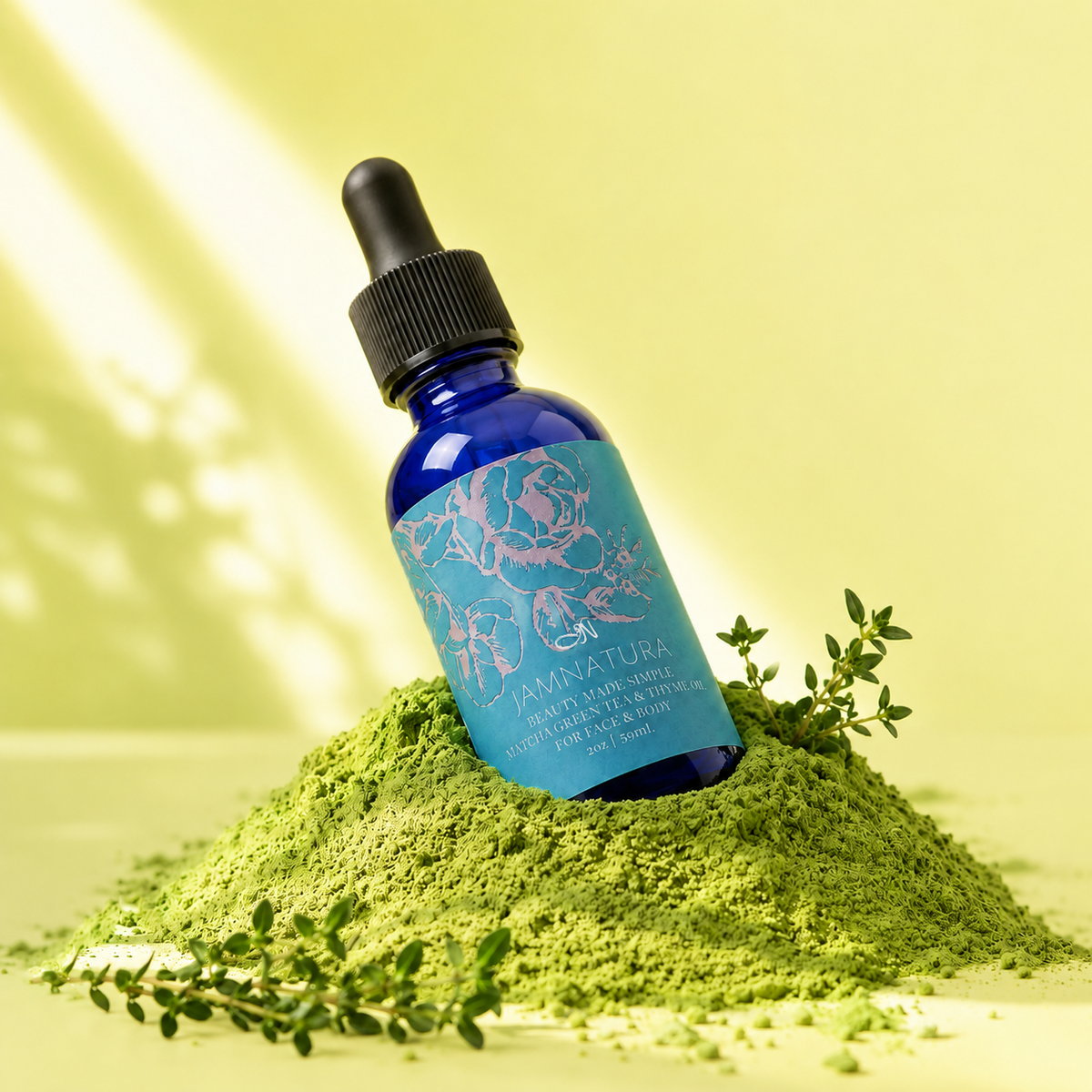 MATCHA GREEN TEA AND THYME SERUM 2oz
