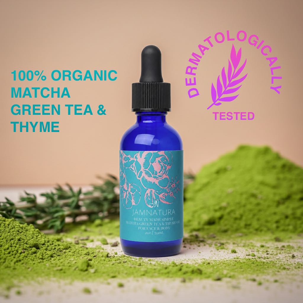 MATCHA GREEN TEA AND THYME SERUM 2oz