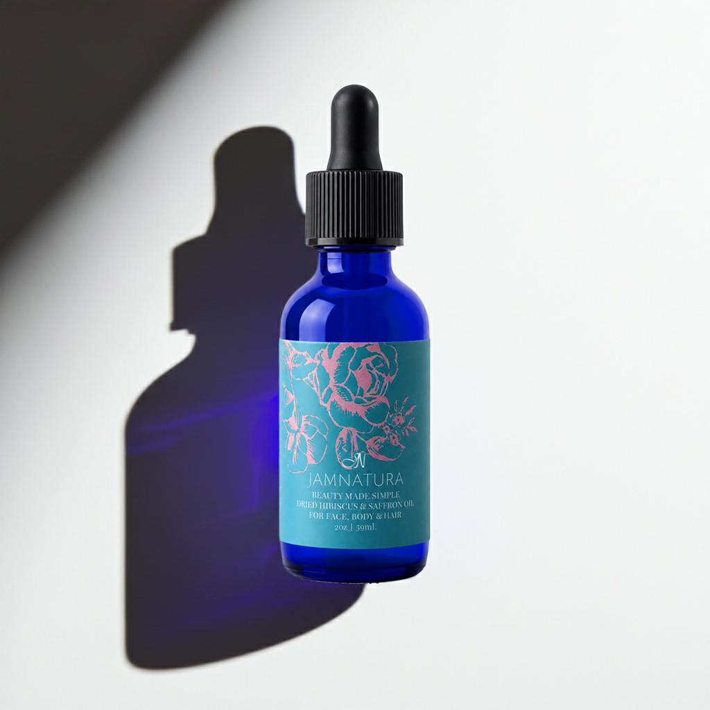 DRIED HIBISCUS AND SAFFRON SERUM 2oz